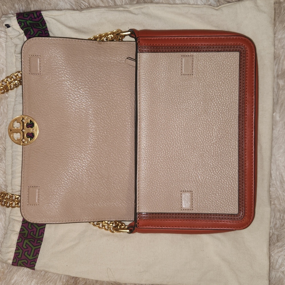 Tory Burch☆ Chelsea Colorblock Convertible Shoulder/ Crossbody Bag - Picture 7 of 12